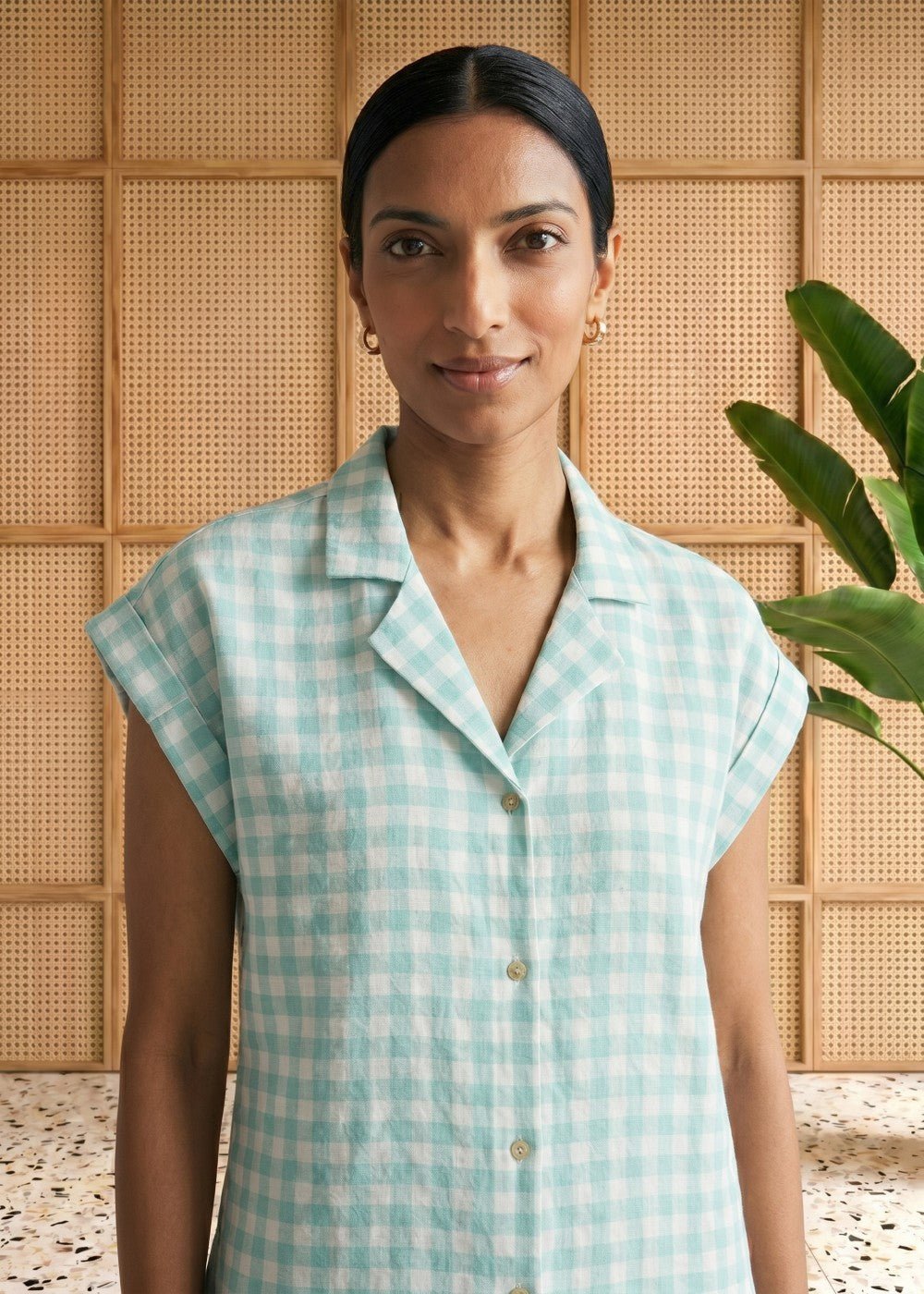 minty grid shirt minty grid shirt