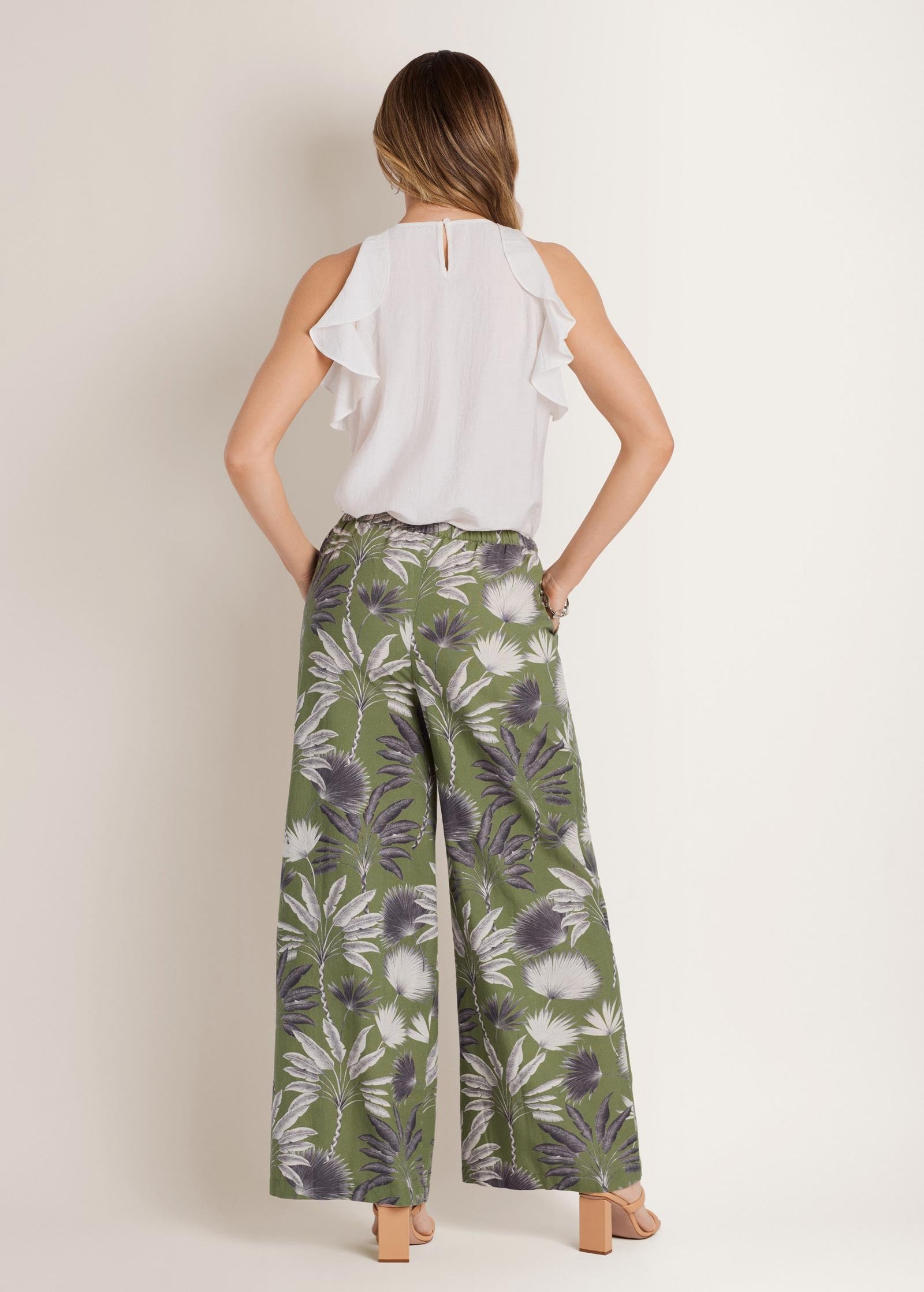 wide leg linen pant palm oasis wide leg linen pant palm oasis
