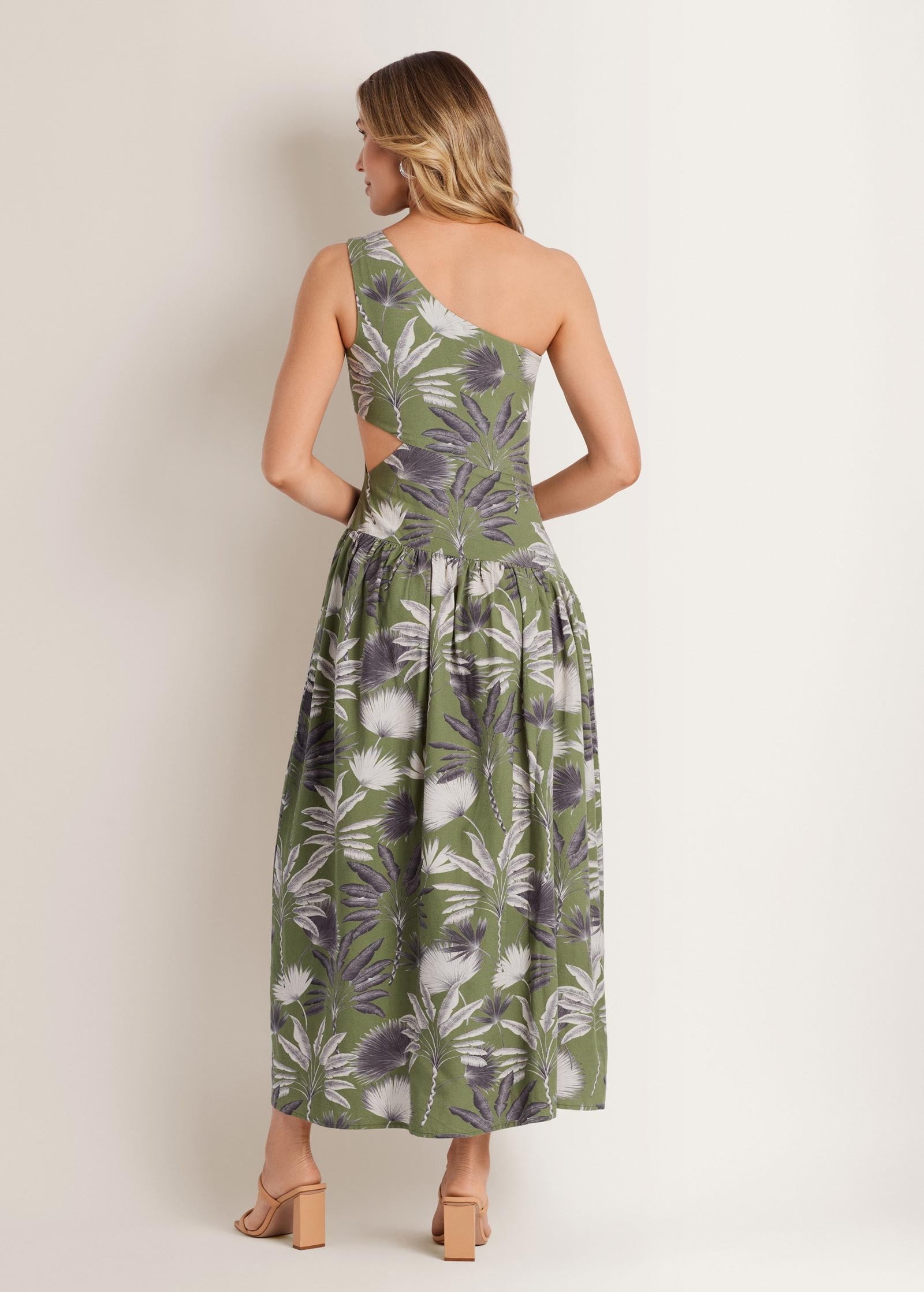 linen cutout maxi dress palm oasis linen cutout maxi dress palm oasis