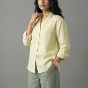 Collections linen lime shirt